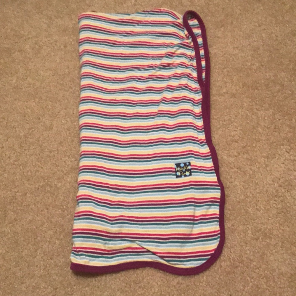 Kickee pants receiving blanket